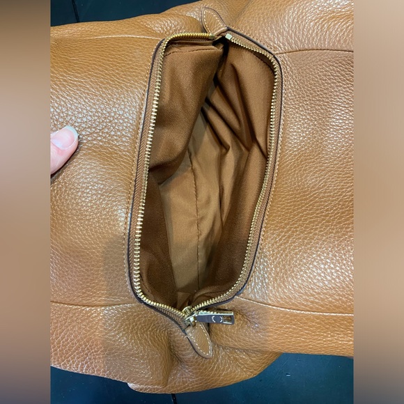 Coach shoulder bag camel color brown purse - Picture 8 of 11